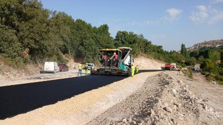 Imagen La Diputación de Segovia abre al tráfico la SG-V-2111 entre Sacramenia y Cuevas de Provanco, que encara la parte final de su ensanche y mejora